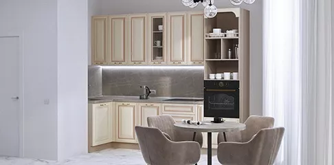 Кухня на 10 кв. метрах: как вписать много техники и увеличить рабочую зону